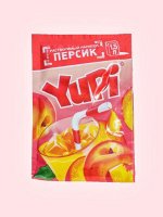 Растворимый напиток со вкусом персика YUPI / Юпи / Юппи 15 гр