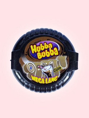 Жевательная резинка со вкусом колы Hubba Bubba Mega Long Cola / Лента Хубба Бубба рулетка 56 гр