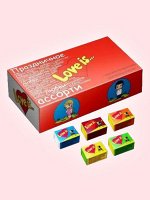 Жевательная резинка Love is из 90х / Лов из Микс Пожеланий 25 штук / Лав из 105 гр