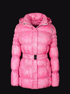 Куртка зимняя женская Merlion Bella (розовый принт) розовый