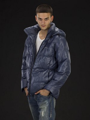 Куртка зимняя мужская WHS Богдан (серо/синий) Серый