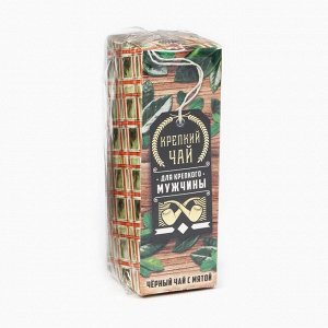 Чай подарочный в бутылке «Для крепкого мужчины», вкус: мята, 20 г. (18+)
