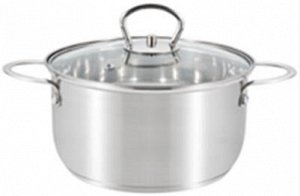 GS Кастрюля с крышкой Penne 3 л 20*10,5см нерж.сталь Gusto 2 пр. / 6шт / GS-01311D-20CA / 878407,759