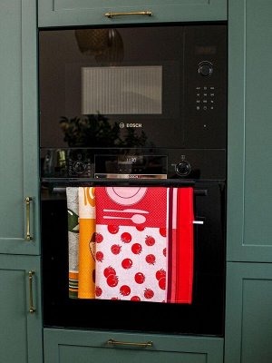 Комплект полотенец 48*60 см, 3 шт., рогожка (Готовим дома)