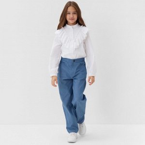 Джинсы для девочки MINAKU: Jeans collection, синие.