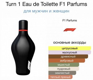 Мужские духи Turn 1 Formula 1 (75 мл). Оригинал