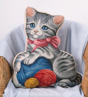 Набор для вышивания "PANNA" PD-1884 "Подушка Мой котенок" 35.5 х 42.5 см