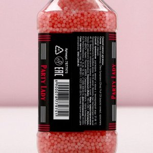 Жемчуг для ванны Party Lady, 190 г, аромат нежного пиона, Чистое счастье
