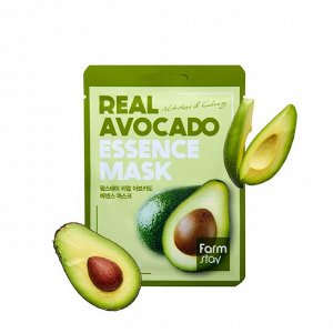 FarmStay Real Avocado Essence Mask Тканевая маска для лица с экстрактом авокадо 23мл