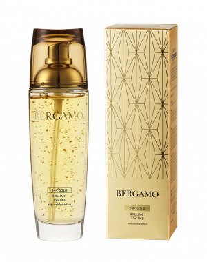 Bergamo 24K GOLD - Эссенция с частичками золота 24 карата для эластичности и гладкости кожи 110мл
