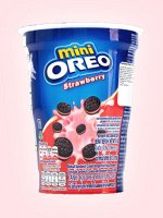 Печенье Орео Мини в стакане со вкусом клубники / Oreo Mini Strawberry 61,3 гр