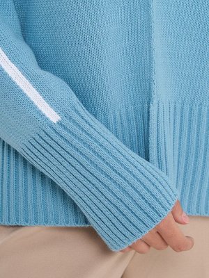 Джемпер женский 9242-94113   221618/501 берег реки/белый