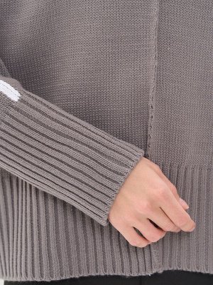 Джемпер женский 9242-94113   6400173/501 титаниум/белый