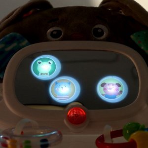Музыкальная развивающая игрушка «Малышок: Зайчик» звуковые и световые эффекты