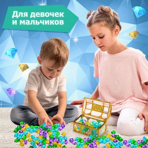 Игровой набор «Волшебные алмазы», сундук и камешки