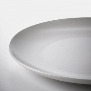 FÄRGKLAR, Сервиз из 10 предметов, матовый светло-серый