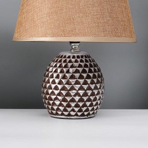 Настольная лампа с абажуром RISALUX «Джейн», Е14, 40 Вт, 22.5x22.5x31.5 см