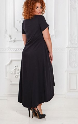 Длинное асимметричное платье РД-1513