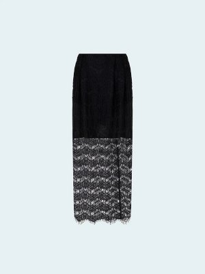 Юбка миди из кружева, S1030/sway