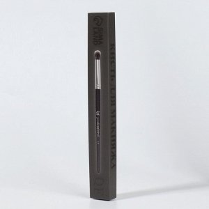Кисть для макияжа «PREMIUM», 17 см, цвет чёрный