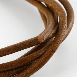 Ремень приводной к БШМ, со скрепкой, кожаный, 173 ? 4 мм, цвет коричневый
