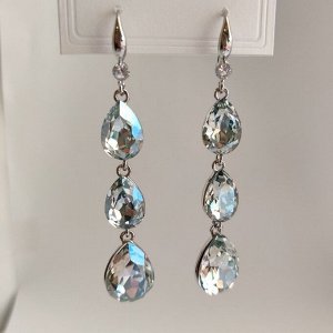 Серьги с чешскими кристаллами