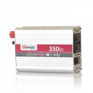 Инвертор напряжения "CarFort" DC12v- AC220v. 350w