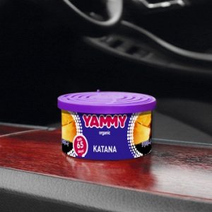 Ароматизатор с растит. наполнителем &quot;Yammy&quot;, Органик, баночка &quot;Katana &quot;42 гр.