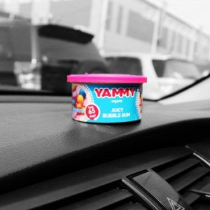 Ароматизатор с растит. наполнителем &quot;Yammy&quot;, Органик, баночка &quot;Bubble gum&quot; 42 гр.