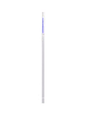 Светящаяся соломинка (трубочка для питья) Голубая, 27x6,5x1