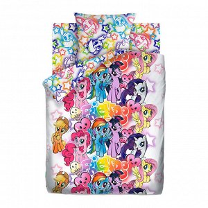 Комплект постельного белья My little Pony Neon Граффити 1,5 сп.