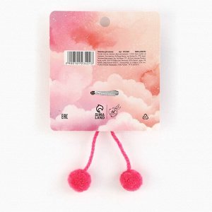 Заколка для волос с бантом For little princess, 5x12 см
