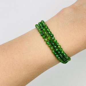 Бусины для украшений из Хромдиопсида