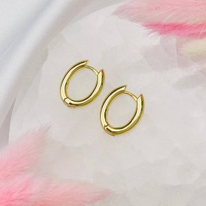 Швензы серьги "Конго" позолоченные