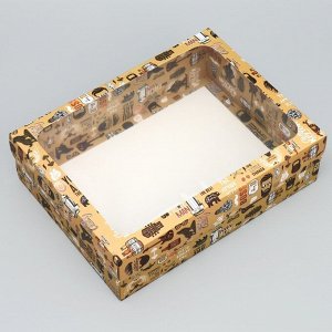 Коробка подарочная, упаковка, «Для самого крутого», 32 х 24 х 9 см