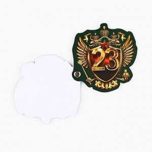 Подарочный набор, блокнот 32 листа и ручка-граната  «23 февраля: Для настоящего героя»