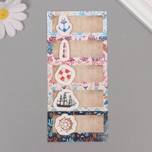 Наклейка с объёмным элементом "Море" 7х15,2 см