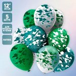 Шары воздушные латексные 12&quot; «Камуфляж», 5-сторонний, набор 5 шт.