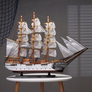 Сувенирная модель корабля «Многопарусный», 77x57x11 см