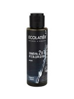 ECOLATIER Мужской гель для душа и шампунь 2 в 1 грейпфрут &amp; вербена, 100 мл