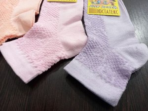 Носки детские летние ажурные для девочки цвета ассорти