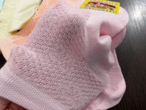 Носки детские летние ажурные для девочки цвета ассорти