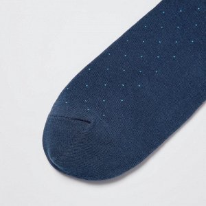 UNIQLO - высокие мужские носки в точку - 68 BLUE