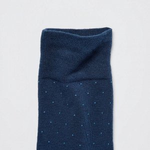 UNIQLO - высокие мужские носки в точку - 68 BLUE