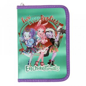 Пенал 1 секция 130*190 наполн. лам.карт Mattel 15 предм Enchantimals 4250524