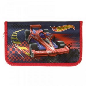 Пенал 1 секция 115*190 наполн. лам.карт Mattel 9 предм Hot Wheels 42501814