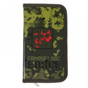 Пенал 1 секция 115*190 лам.карт Hatber мал Camouflage Force NPn_66093