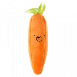 Пенал школьный на молнии Морковь вилюровая