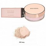 Лёгкая рассыпчатая пудра Eco Soul Bounce Powder 01 Ivory