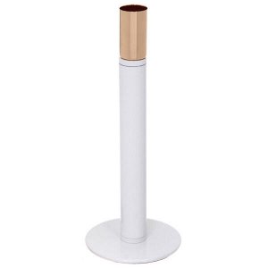 Подсвечник "GLOSS" 8*20 см, Белый/золото